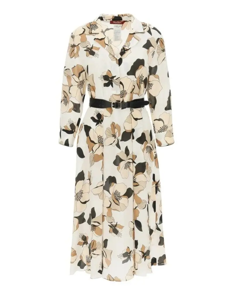 Max Mara Studio Floral Print Midi Dress-20253891