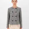 Max Mara Yarn-Dyed Basketweave Jacket-20250223