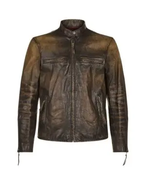Polo Ralph Lauren Distressed Leather Jacket-20249711