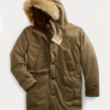 RRL Men's Green Shearling-Trim Down Parka-20245480