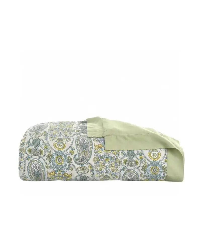 Ralph Lauren Home Paisley Series Cool Comforter In Soft Green Multi - Image 2