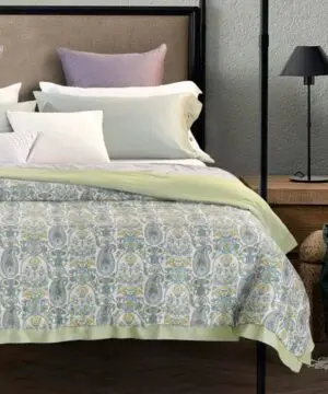 Ralph Lauren Home Paisley Series Cool Comforter In Soft Green Multi-20241692