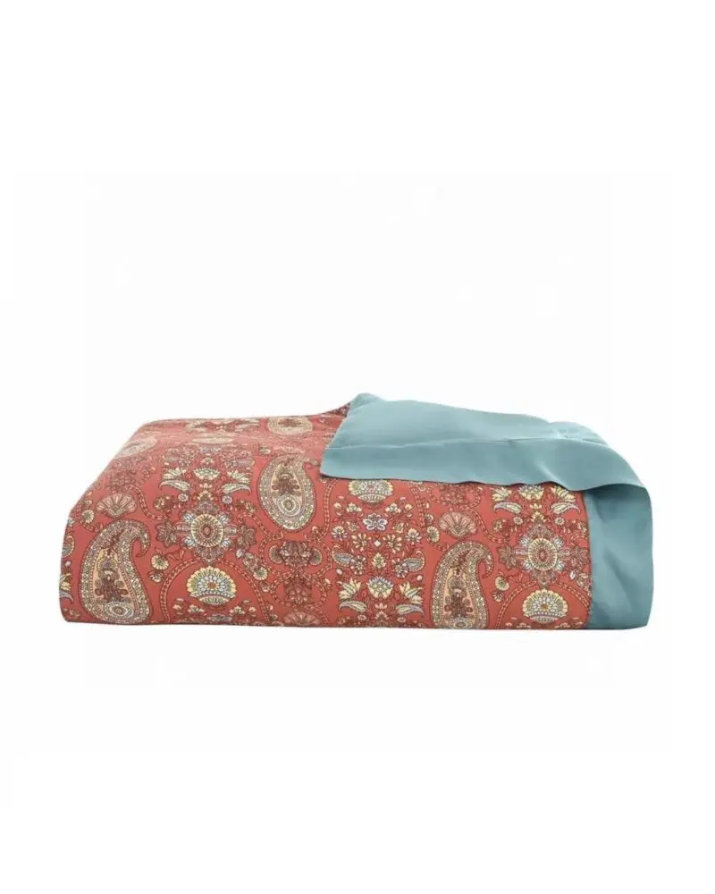 Ralph Lauren Home Paisley Series Cool Comforter In Soft Red Multi - Image 2