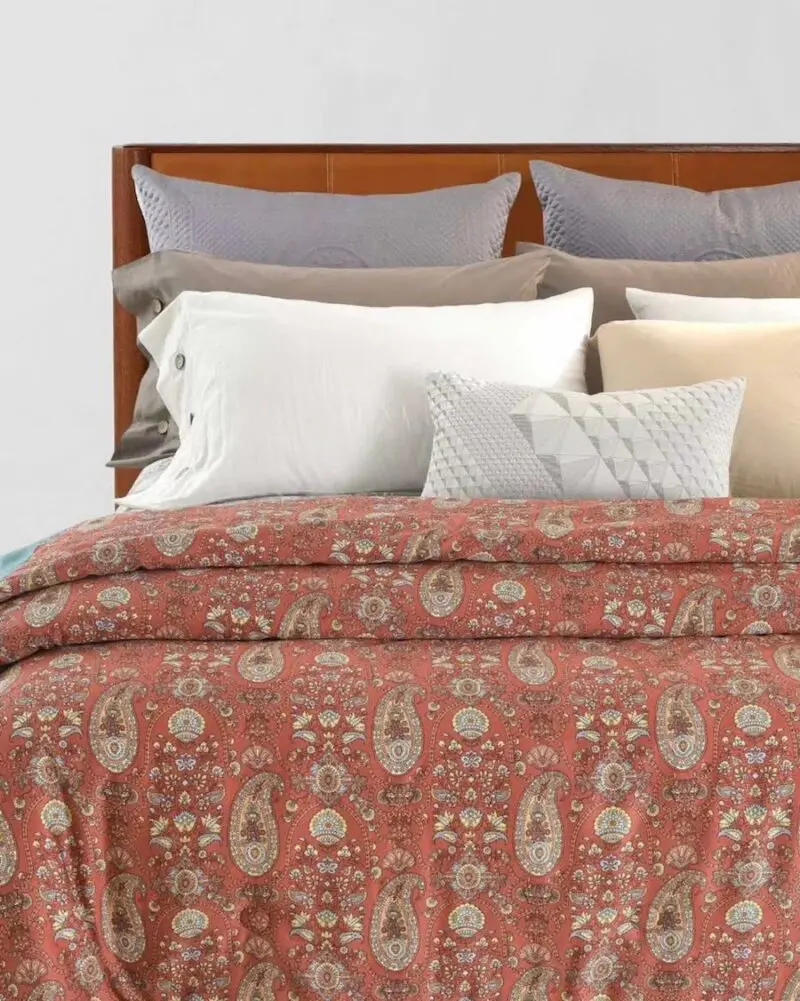 Ralph Lauren Home Paisley Series Cool Comforter In Soft Red Multi - Image 3