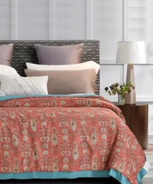 Ralph Lauren Home Paisley Series Cool Comforter In Soft Red Multi-20241697