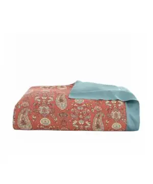Ralph Lauren Home Paisley Series Cool Comforter In Soft Red Multi-20241698