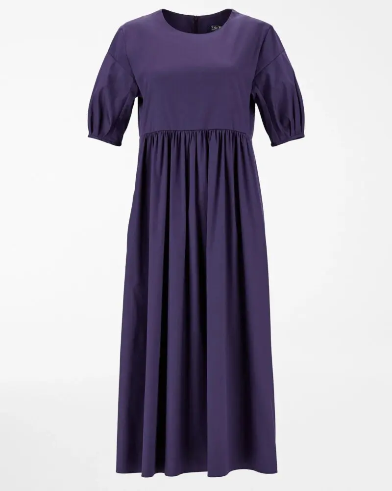 S Max Mara Cotton Poplin Purple Dress - Image 4