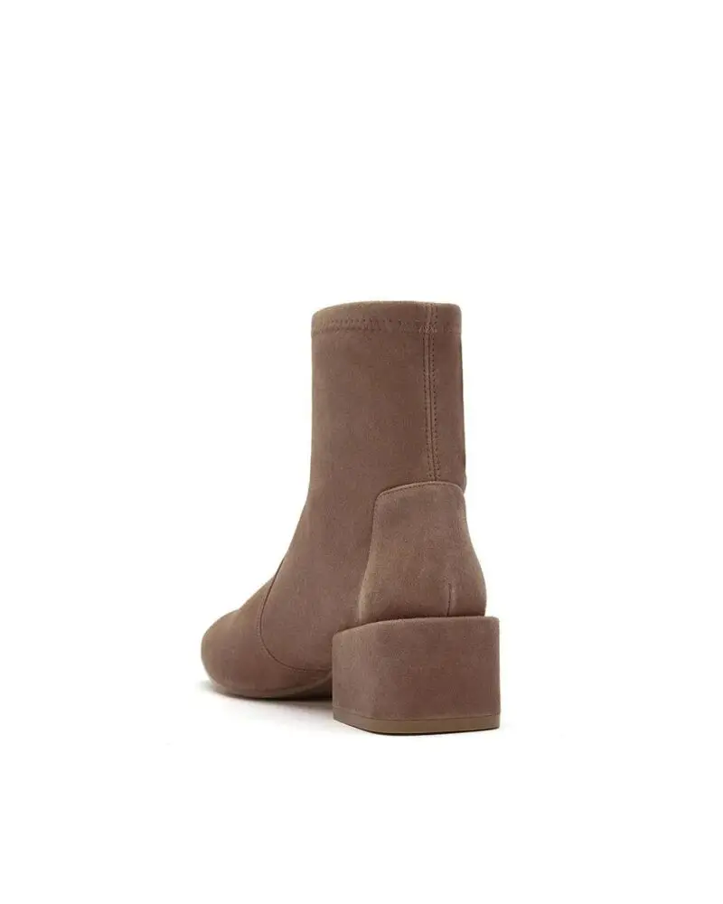 Stuart Weitzman Accordion Brown Suede Bootie - Image 5