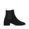 Stuart Weitzman Accordion Suede Chelsea Bootie-20239023