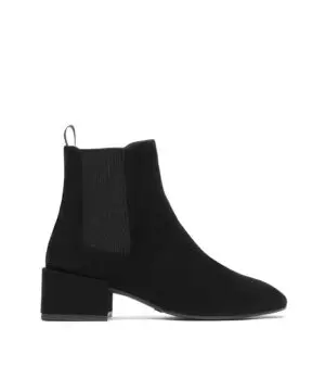 Stuart Weitzman Accordion Suede Chelsea Bootie-20239023