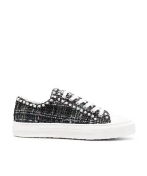 Stuart Weitzman Pearl Embellished Sneakers-20242342
