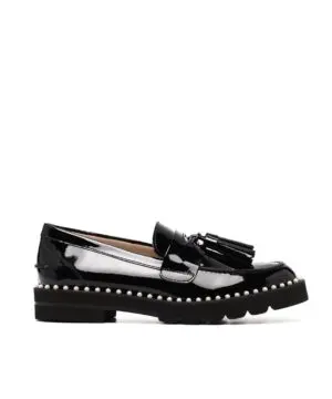 Stuart Weitzman Studded Detail Tassel Loafers-20244947