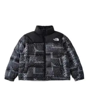The North Face Nuptse Paisley Bandana Puffer Down Jacket Korea Limit-20246220