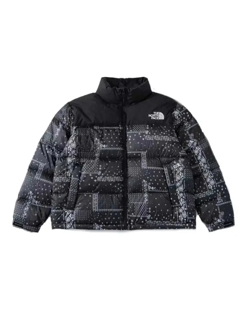 The North Face Nuptse Paisley Bandana Puffer Down Jacket Korea Limit-20246220