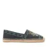 Tory Burch Beaded & Embroidered Canvas Espadrille-20252474