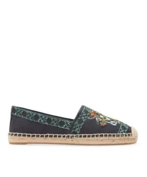 Tory Burch Beaded & Embroidered Canvas Espadrille-20252474