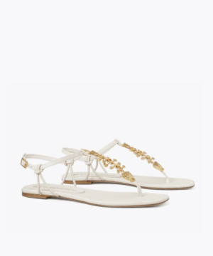 Tory Burch Capri Fish Sandal, New Ivory-20255189