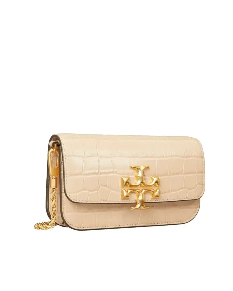 Tory Burch Eleanor Crocodile-Embossed Phone Crossbody Bag - Image 2