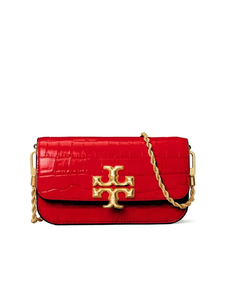 Tory Burch Eleanor Crocodile-Embossed Phone Crossbody Bag-20241299