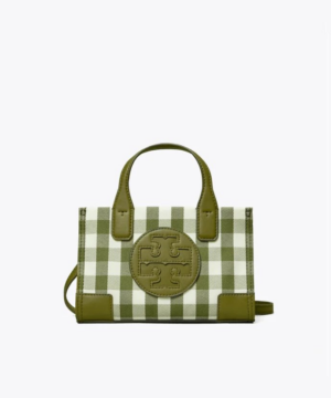 Tory Burch Ella Gingham Micro Tote Bag-20253739
