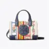 Tory Burch Ella Webbing Patchwork Micro Tote Bag-20239084
