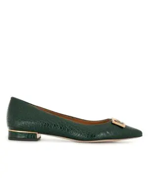 Tory Burch Gigi Pointed Toe Flats, Green-20257924