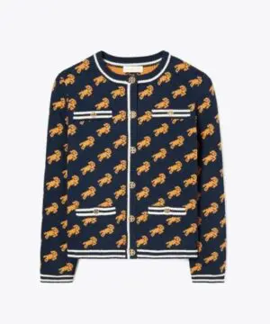 Tory Burch Jacquard Kendra Cardigan-20249057