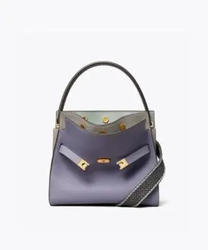 Tory Burch Lee Radziwill Pebbled Small Double Bag-20237794