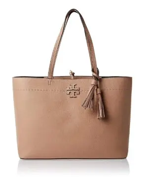 Tory Burch McGraw Leather Tote, Baguette-20256996