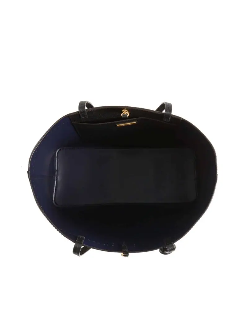 Tory Burch McGraw Leather Tote, Black - Image 3