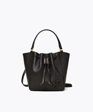 Tory Burch Mcgraw Dragonfly Mini Leather Satchel In Black-20242300