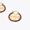 Tory Burch Miller Enamel Small Hoop Earring, Enamel-20251242