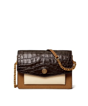 Tory Burch Mini Robinson Colorblock Leather Shoulder Bag-20258049