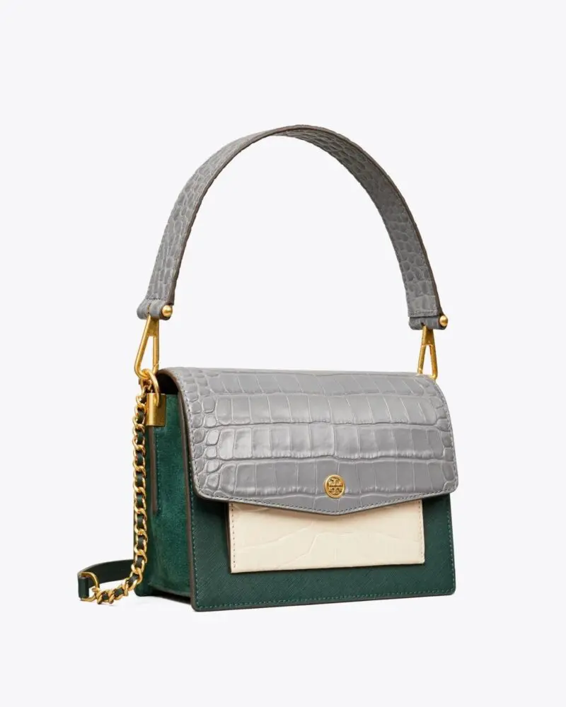 Tory Burch Robinson Colorblock Leather Shoulder Bag - Image 3