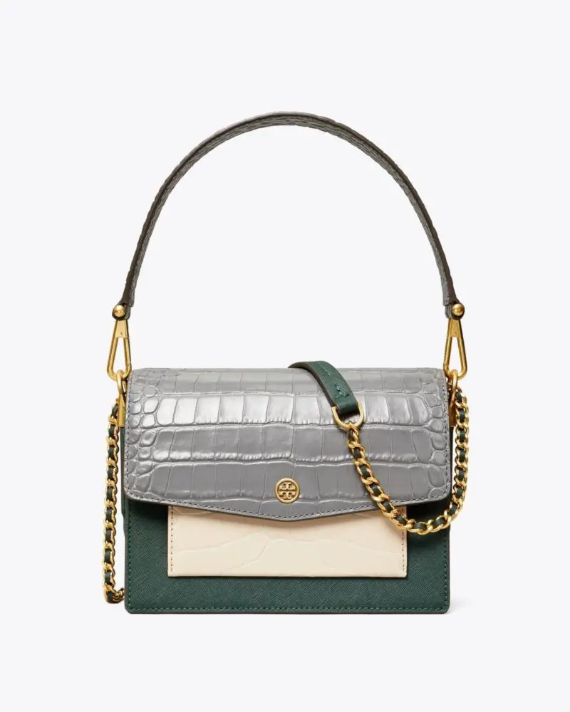 Tory Burch Robinson Colorblock Leather Shoulder Bag-20258042