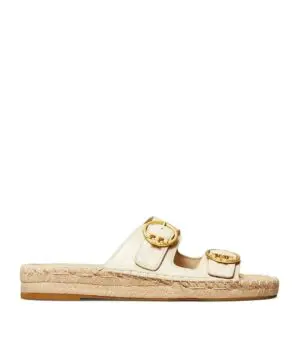 Tory Burch Selby Two-Band Espadrille Leather Sandals-20247606