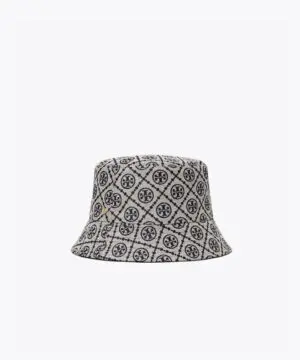 Tory Burch Short-Brim T Monogram Bucket Hat-20237221