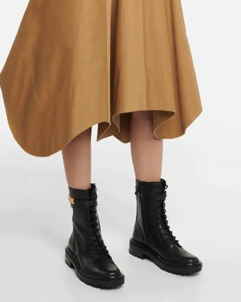 Tory Burch T-Hardware Combat Boot - Image 2