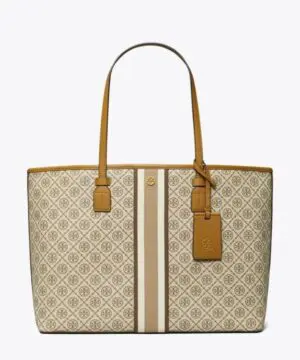 Tory Burch T Monogram Coated Canvas Tote Bag-20251737