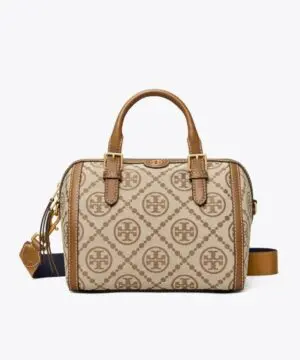 Tory Burch T Monogram Jacquard Barrel, Hazelnut-20248596