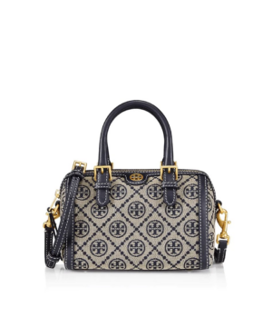 Tory Burch T Monogram Jacquard Mini Barrel, Tory Navy-20248591