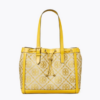 Tory Burch T Monogram Jacquard Small Tote Bag, Goldfinch-20257115
