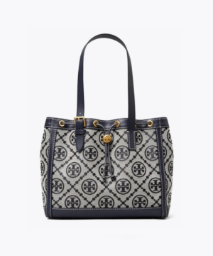 Tory Burch T Monogram Jacquard Small Tote Bag, Tory Navy-20257077