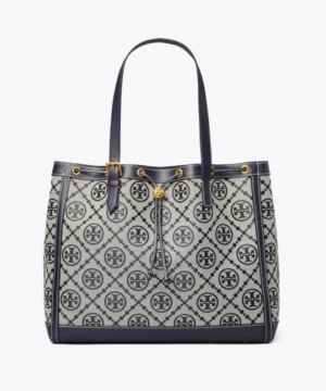 Tory Burch T Monogram Jacquard Tote Bag, Tory Navy-20257142