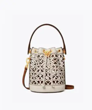 Tory Burch T Monogram Laser-Cut Mini Bucket Bag-20240305
