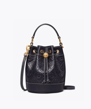 Tory Burch T Monogram Leather Mini Bucket Bag-20258114