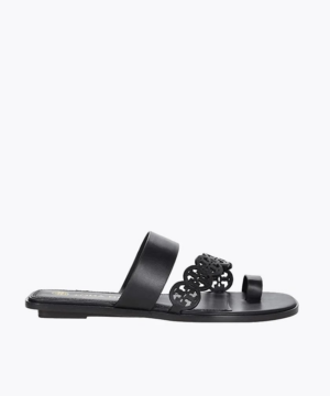 Tory Burch Tiny Miller Toe-Ring Slide, Leather-20253782