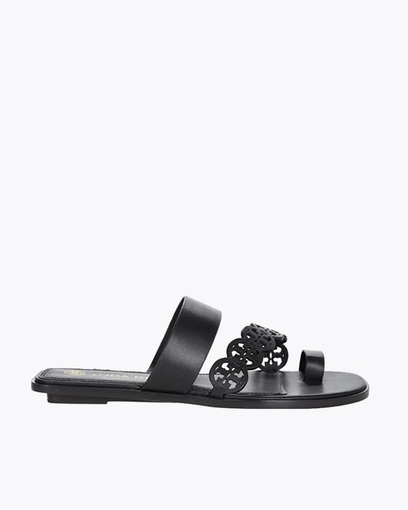 Tory Burch Tiny Miller Toe-Ring Slide, Leather-20253783