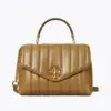 Tory Burch Toasted Sesame Kira Quilted Satchel-20248628