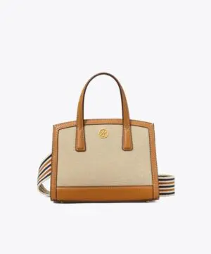 Tory Burch Walker Canvas Micro Satchel, Kobicha-20257181